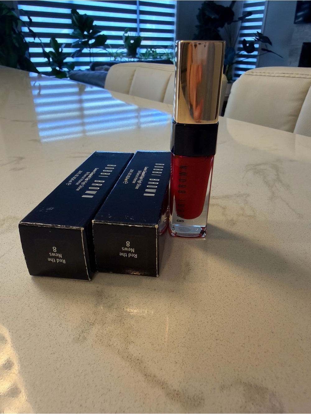 【Brand New】Bobbi Brown Luxe Liquid Lip – Red The News – Full Size
